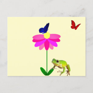 Créatures et carte postale Fleur