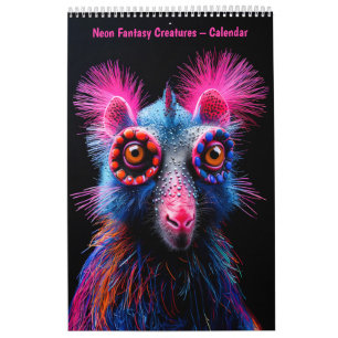 Créatures Fantastiques Néon – Calendrier