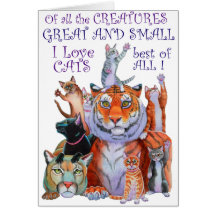 Créatures Grand et Petit Chat!