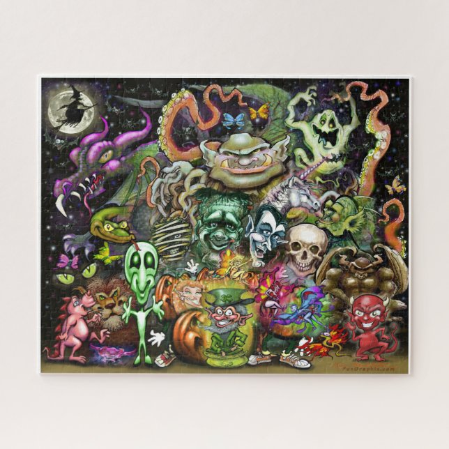 Créatures magiques Jigsaw Puzzle (Horizontal)