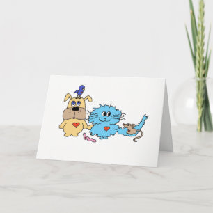 Créatures mures Carte pour notes