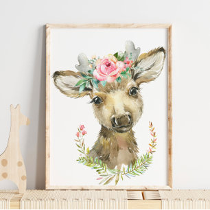 Crèche Animaux de la Forêt de Faon   Art Mural