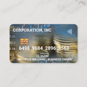 Crédit Carte de débit Devise Graphiques Stoc