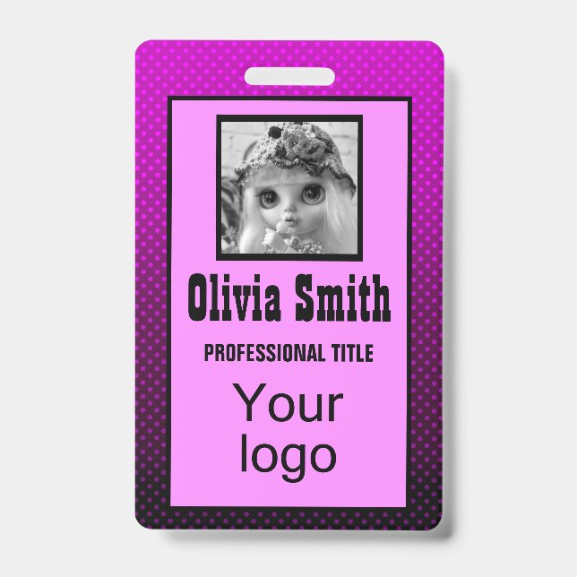 Créé pour vous, badge élégant (Avant)