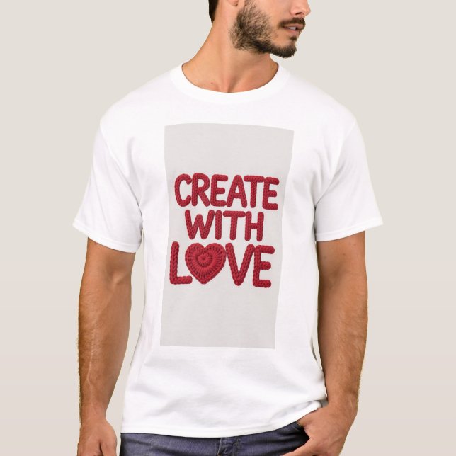 Créée avec T-shirt d'amour (Devant)