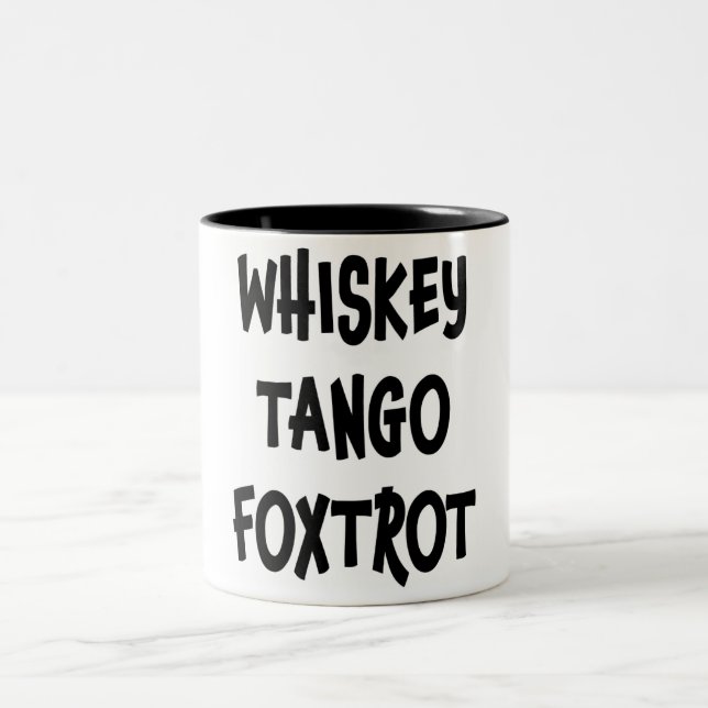 Creekrat Cartoon Studios WTF Mug (Centre)