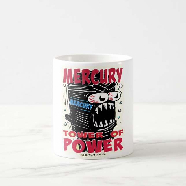 Creekrat Mercury Tower of Power Cartoon Mug (Centre)