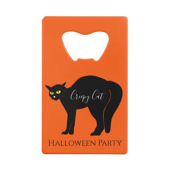 Creepy Black Cat Halloween (Devant)