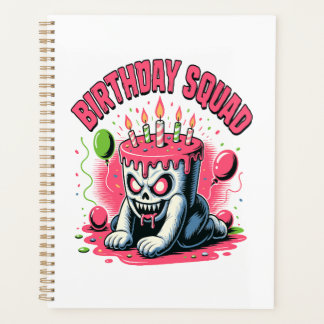 Creepy Cake Skull Birthday Squad