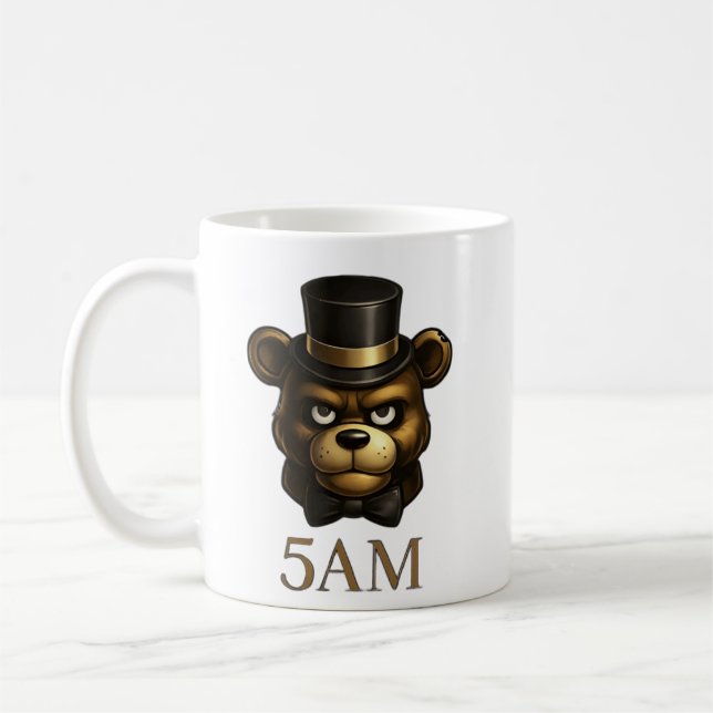 Creepy Night Animatronic Bear Mug (Gauche)