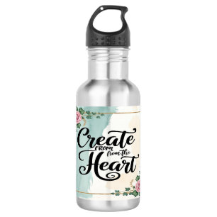 Créer à partir du cœur bouteille d'eau 3