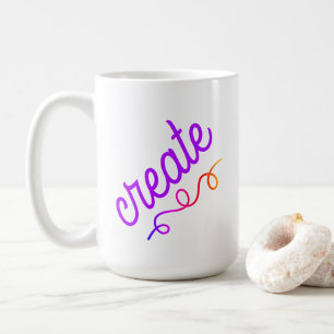 Créer avec de la Mug de café au torchon coloré
