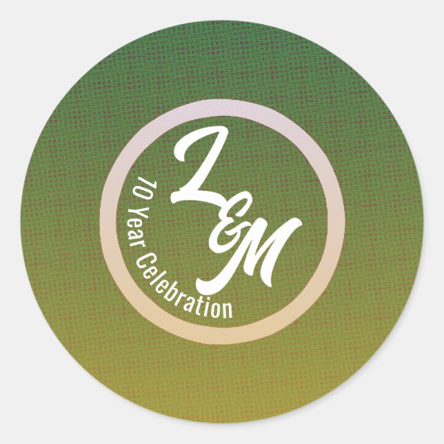 Créer des autocollants de célébration verts person (Devant)