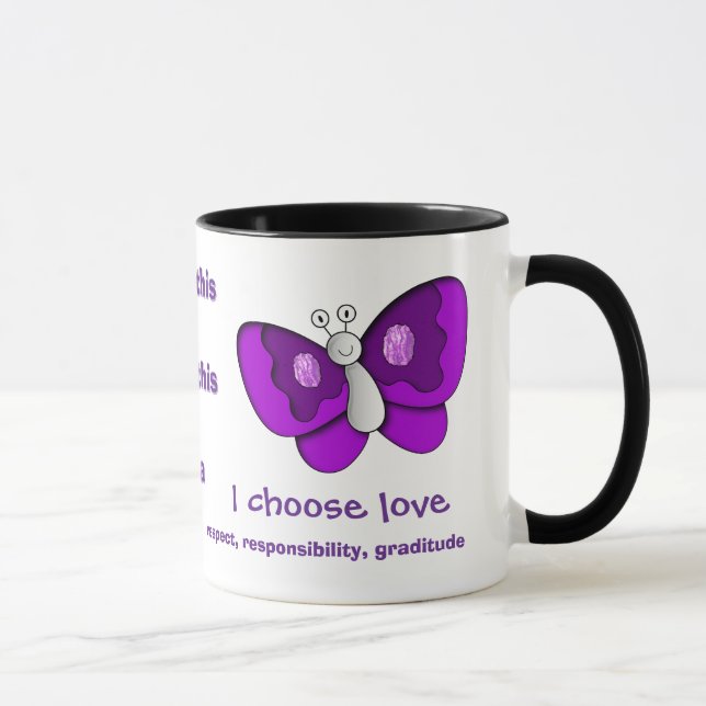 Créer des Mugs d'attitude d'amour pour la paix par (Droite)