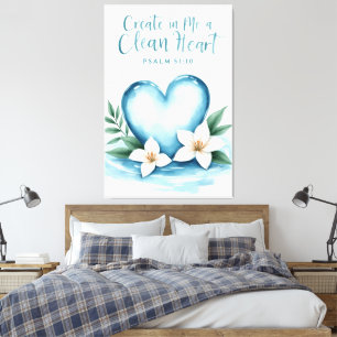 Créer en moi une toile de coeur propre