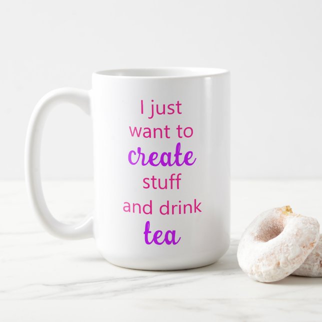 Créer et Tea Mug (Avec donut)