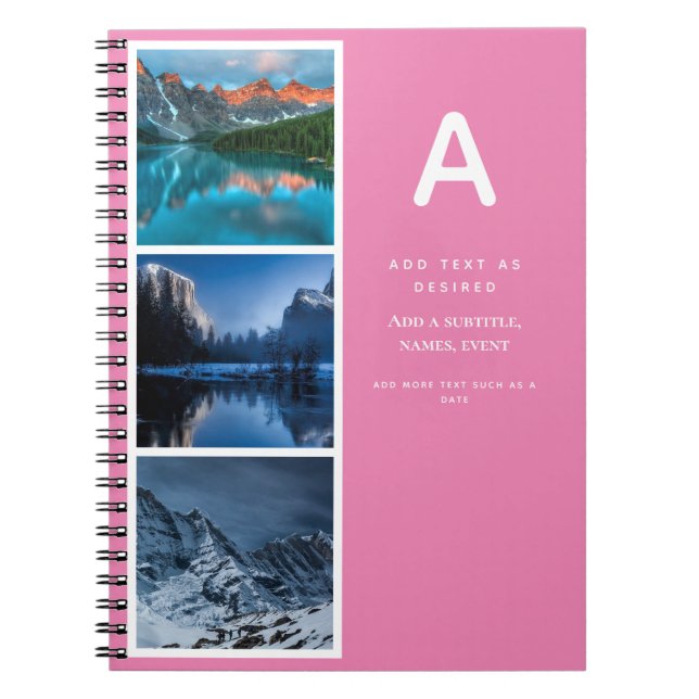 Créer son propre cadeau de journal avec photos Tex (Devant)