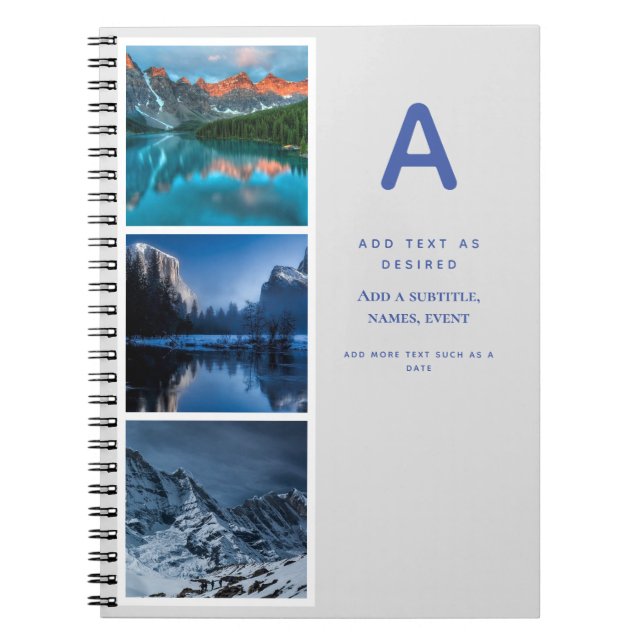 Créer son propre cadeau de journal avec photos Tex (Devant)