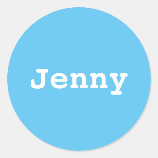 Créer un autocollant portant votre nom (Devant)