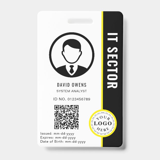 Créer un badge d'identification Cooperate avec pho (Avant)