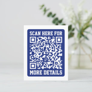 Créer un code QR analysable Bleu marine (modifia