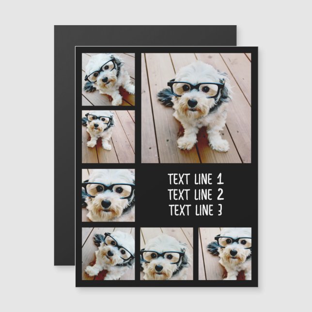 Créer un collage photo personnalisé avec 7 photos  (Devant / Derrière)