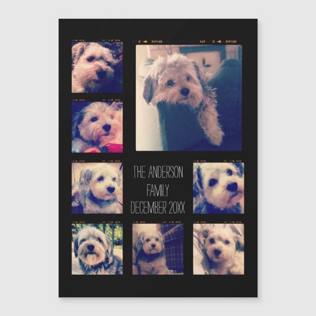 Créer un collage photo personnalisé avec 8 photos  (Devant)