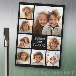 Créer un collage photo personnalisé avec un aimant
