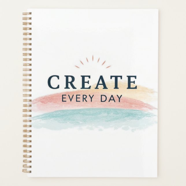 Créer un journal quotidien - Conception minimale (Devant)