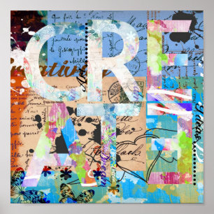 Créer un poster d'idées d'inspiration pour la créa
