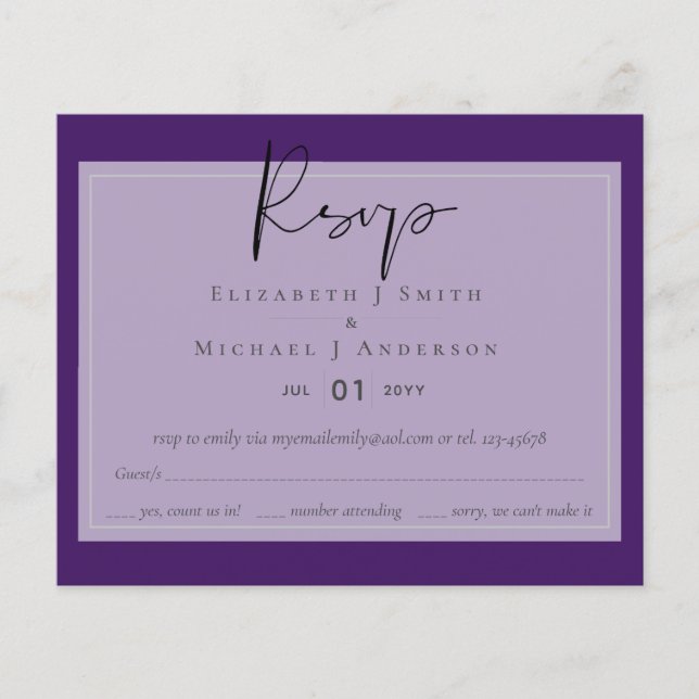 Créer un script moderne RSVP - Modifier les couleu (Devant)