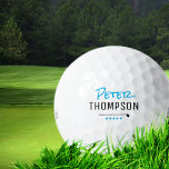Créer une balle de golf de nom personnalisé pour G<br><div class="desc">Boule de golf personnalisée pour un joueur de golf élégant...  un design monogramme simple et élégant</div>