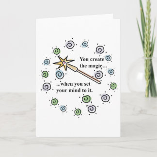 Créer une carte de voeux magique