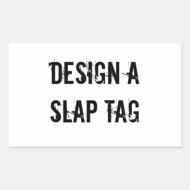 Créer une étiquette Slap Design Sticker Graffitti (Devant)
