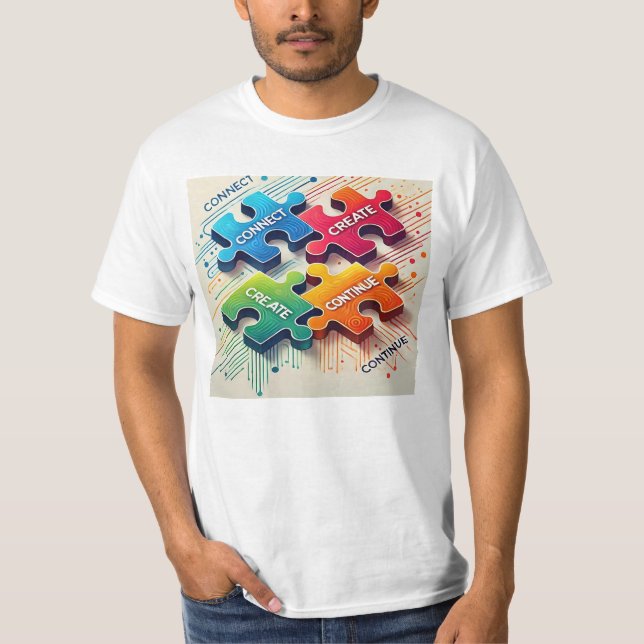 Créer une T-shirt Connect Continue (Devant)