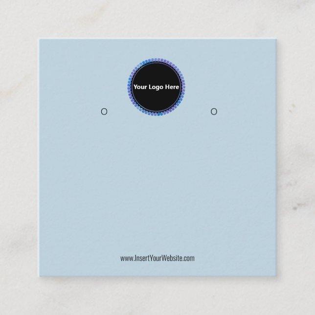 Créer votre carte d'affichage d'écoute de logo per (Devant)