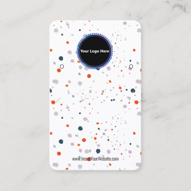 Créer votre carte d'affichage d'écoute de logo per (Devant)