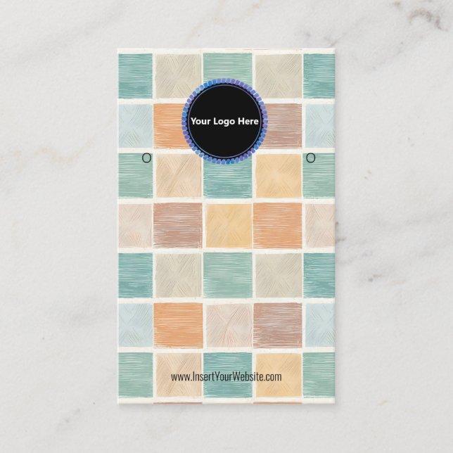 Créer votre carte d'affichage d'écoute de logo per (Devant)