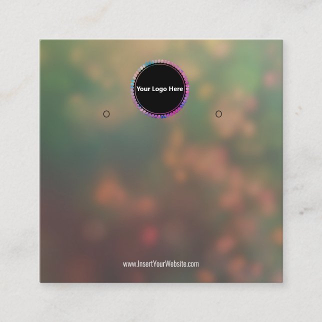 Créer votre carte d'affichage d'écoute de logo per (Devant)