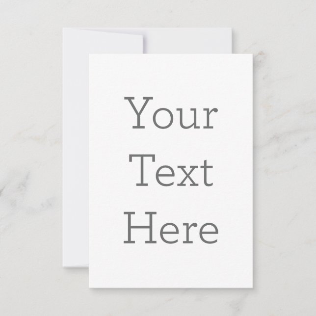 Carte de remerciements simple 8.9 cm x 12.7 cm (Devant)