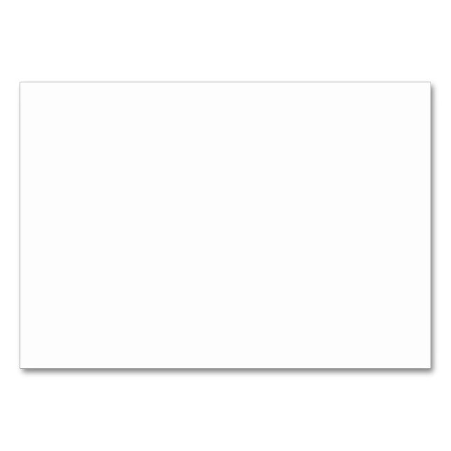 Créer votre propre carte de table (Devant)