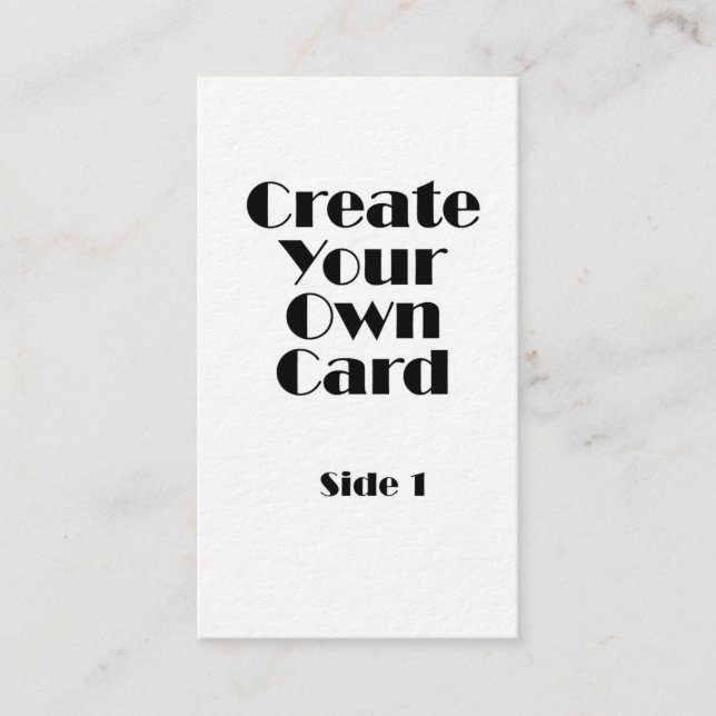 Créer votre propre carte de visite avec un logo d' (Devant)