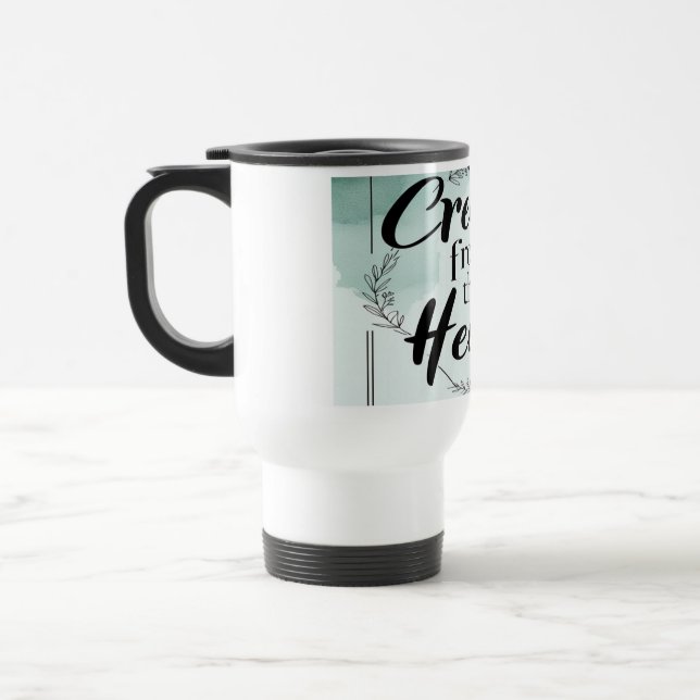 Créez des mugs de voyage From The Heart 2 (Gauche)