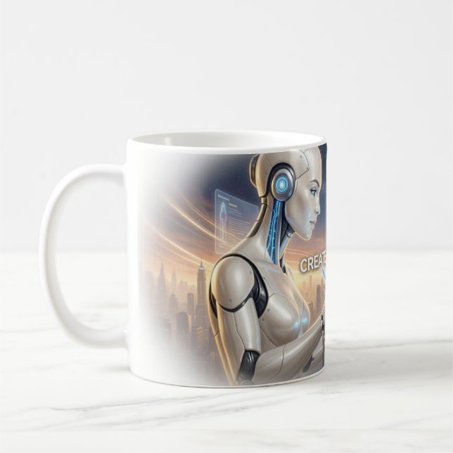 🌌 Créez le futur Mug d'artiste futuriste (Gauche)