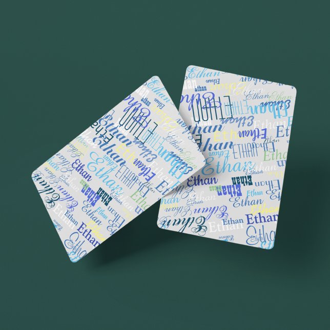 Créez un jeu de cartes avec votre propre nom (Créateur téléchargé)