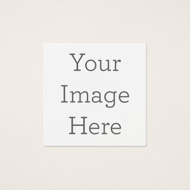 Carte de visite Carré : 6,4 cm x 6,4 cm (Devant)