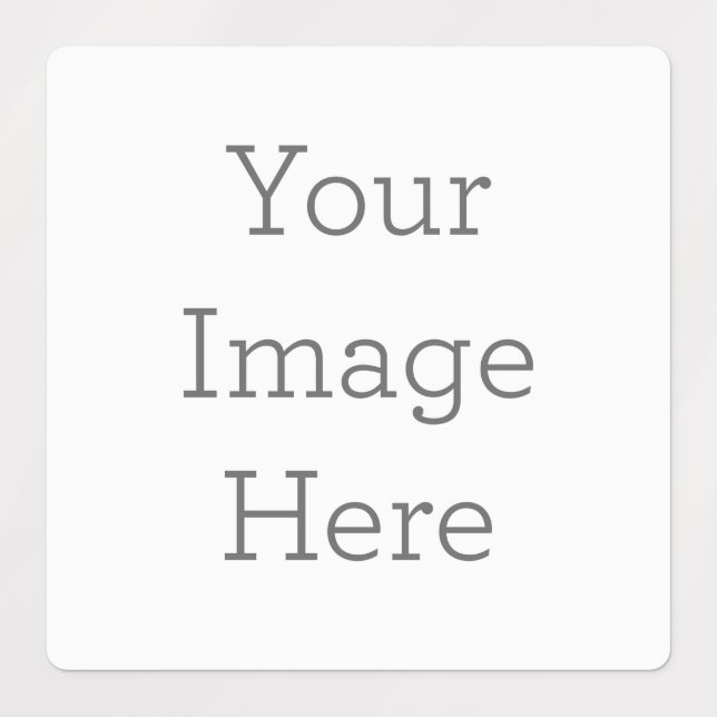 Étiquettes Grand Carrée Collantes / Imperméables (Design 1)