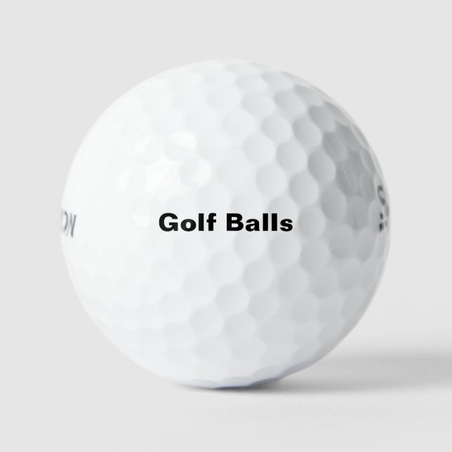 Créez Vos Propres Balles de Golf (Recto)