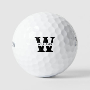 Créez vos propres balles de golf Monogram personna
