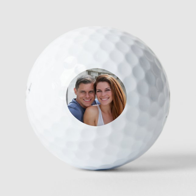 Créez Vos Propres Balles de Golf Photo Simples (Devant)